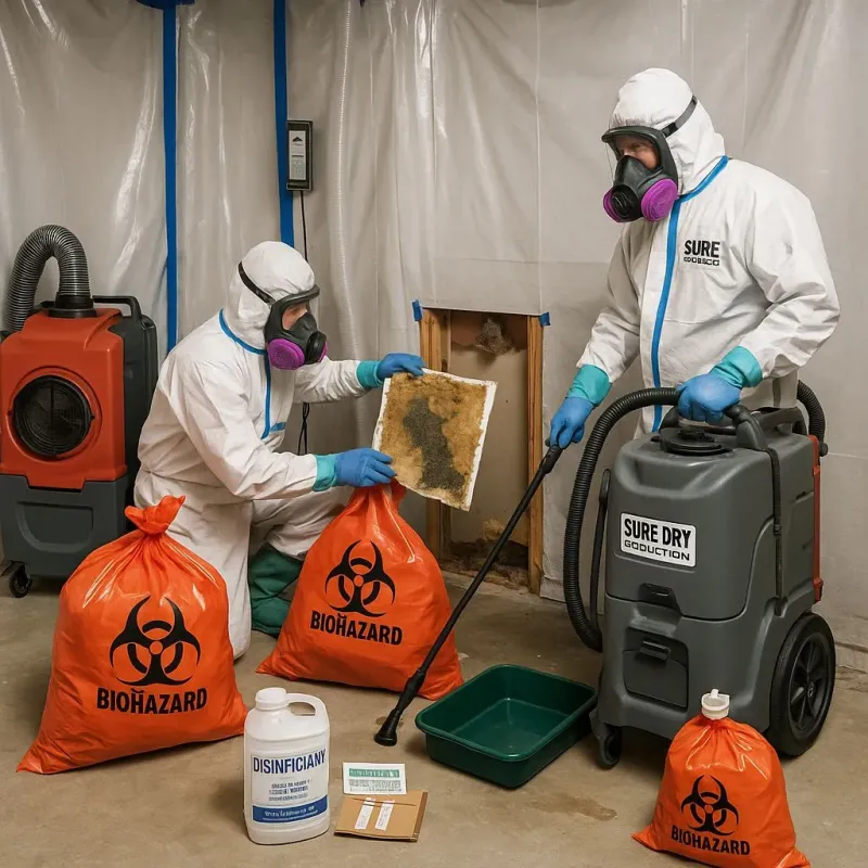 Contaminated Water Handling Protocols process in Bevil Oaks, TX